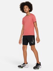 Nike Dark Pink Dri-FIT Miler T-Shirt - Image 5 of 6