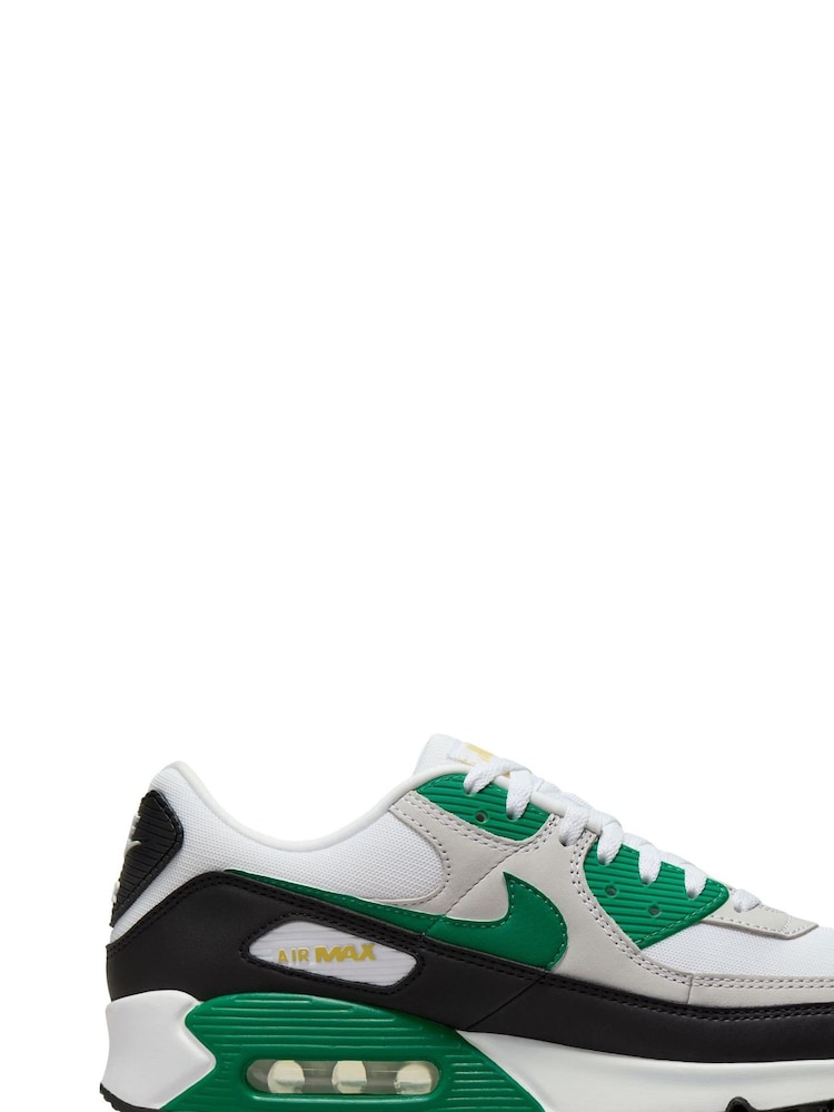 Bela/zelena - Nike Air Max 90 Trenerji - Slika 2 iz 10 Bela/zelena - Nike Air Max 90 Trenerji - Slika 2 iz 10