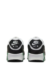 Nike White/Green Air Max 90 Trainers - Image 7 of 10