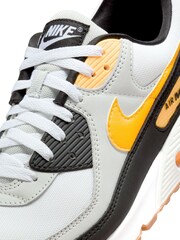 Nike Orange/White Air Max 90 Trainers - Image 9 of 10