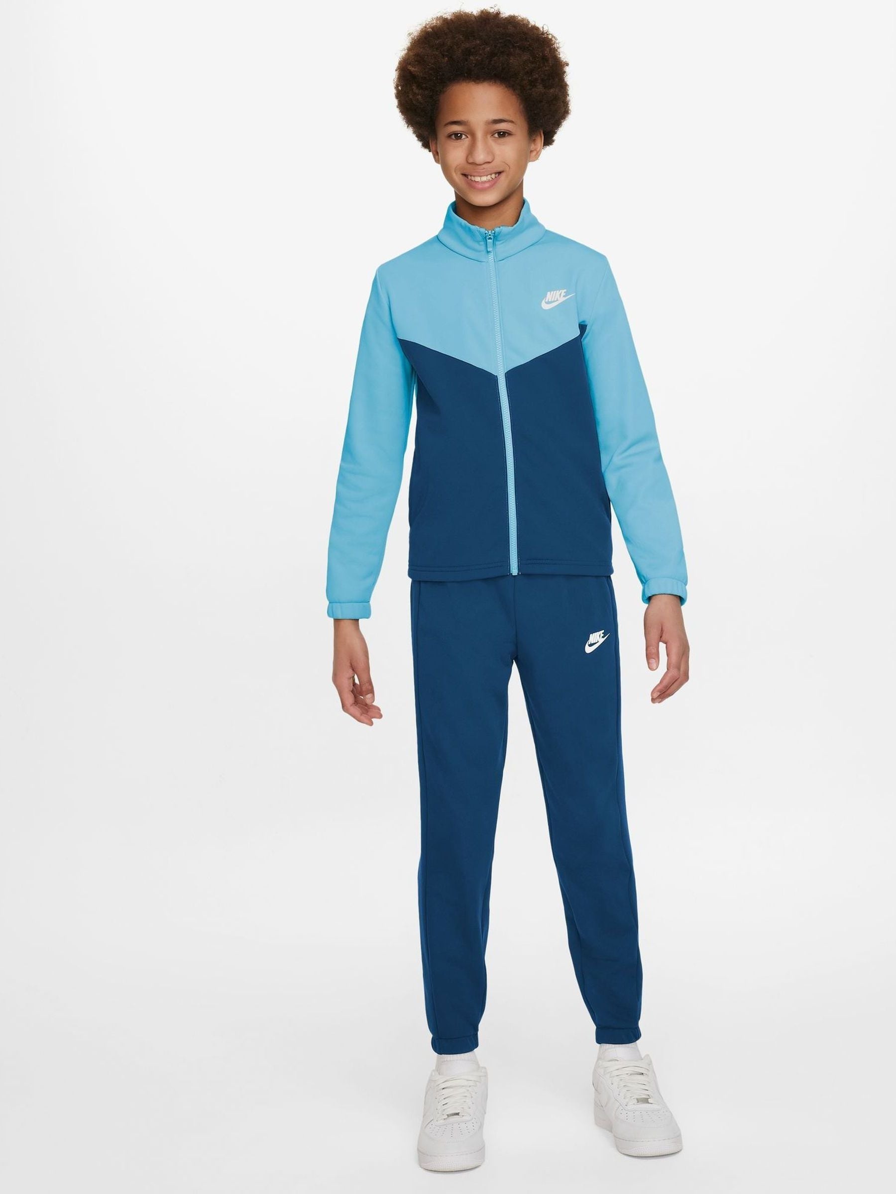 Buy Nike Light Blue Full Zip Tracksuit from Next Luxembourg