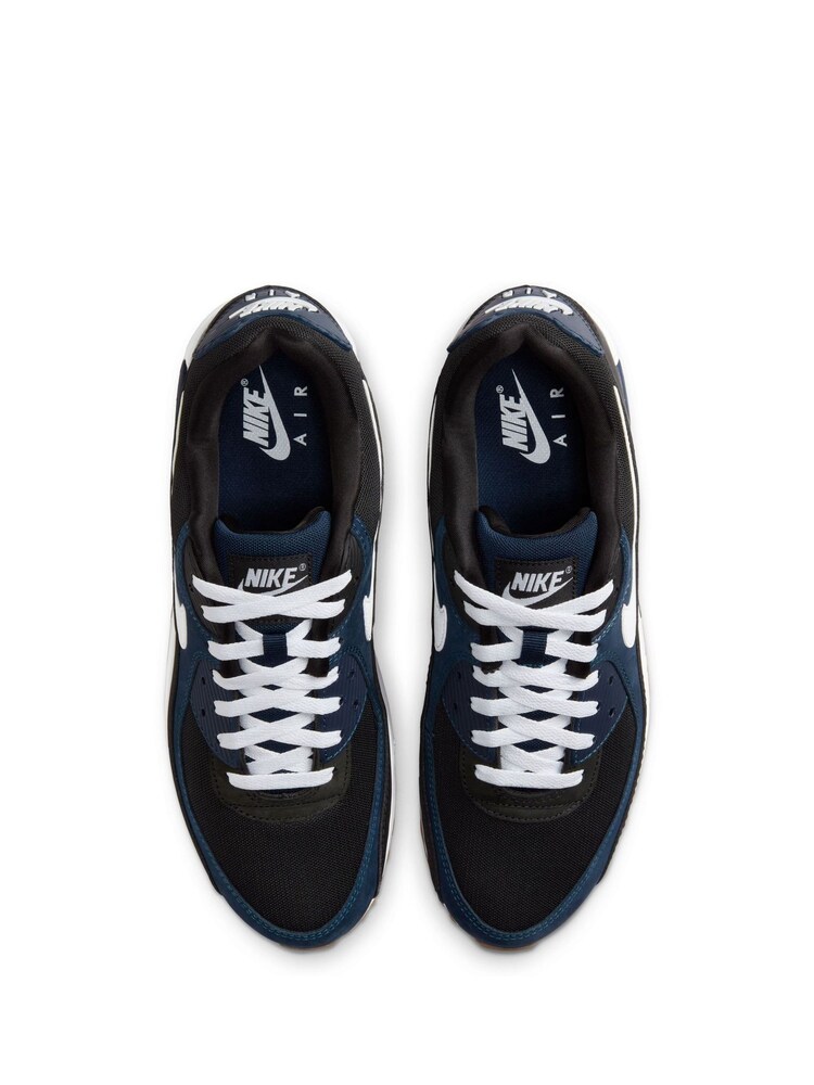 Nike Navy Air Max 90 Trainers - Image 7 of 10