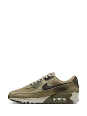 Nike Khaki Air Max 90 Trainers - Image 4 of 10