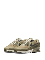 Nike Khaki Air Max 90 Trainers - Image 5 of 10