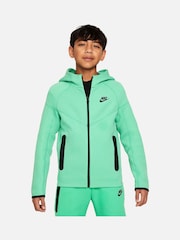 Nike Spring Green Tech Fleece Zip Through Hoodie - Image 1 of 5