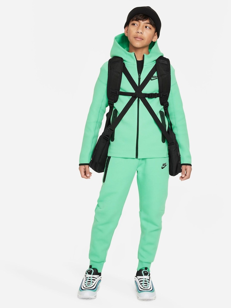 Nike Spring Green Tech Fleece Zip Through Hoodie - Image 5 of 5