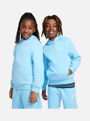 Nike Bright Blue Club Fleece Overhead Hoodie - Image 2 of 7
