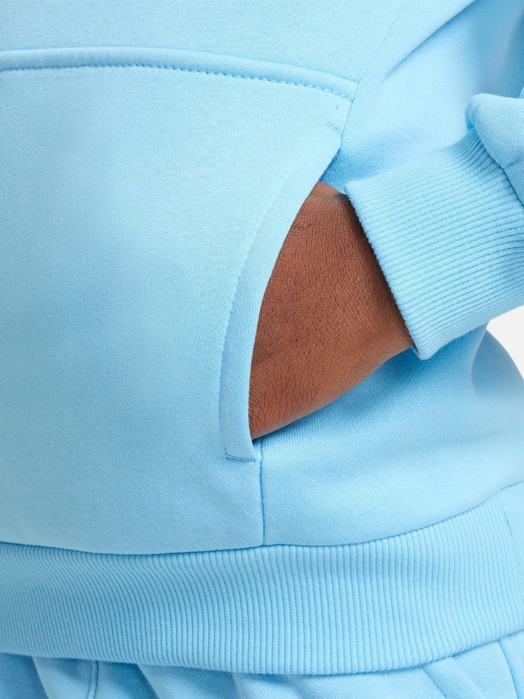 Nike Bright Blue Club Fleece Overhead Hoodie - Image 5 of 7