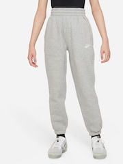 Nike Grey Club Fleece Oversized Joggers - Image 1 of 6