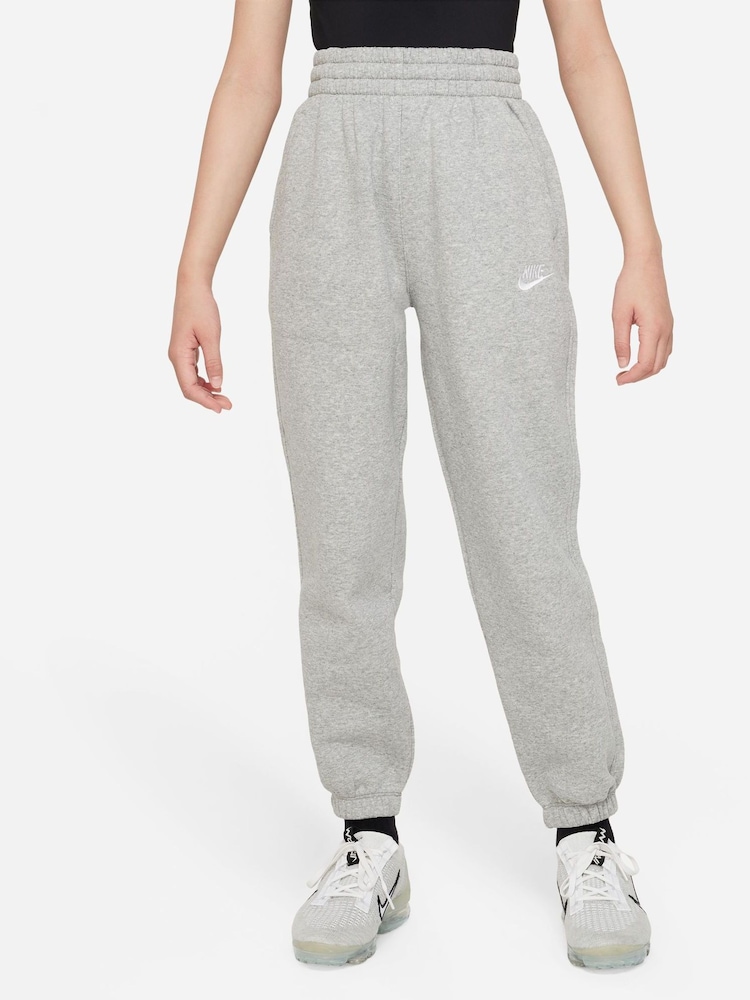 Nike Grey Club Fleece Oversized Joggers - Image 1 of 6