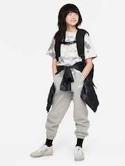 Nike Grey Club Fleece Oversized Joggers - Image 6 of 6