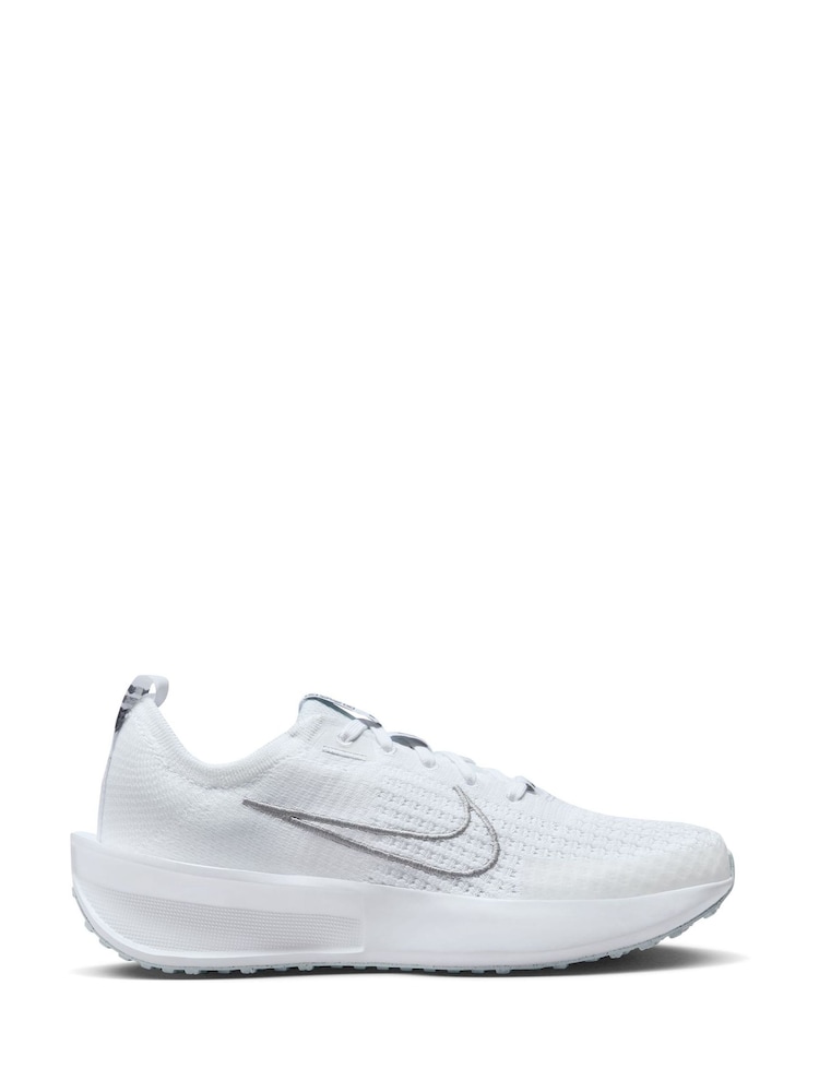 Nike White Interact Run Running Trainers - Image 1 of 12 Nike White Interact Run Running Trainers - Image 1 of 12