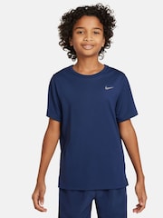 Nike Dark Blue Dri-FIT Miler Training Top - Image 1 of 6