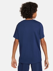 Nike Dark Blue Dri-FIT Miler Training Top - Image 2 of 6