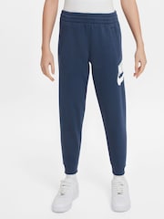 Nike Blue Club Fleece Logo Joggers - Image 1 of 8