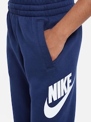 Nike Blue Club Fleece Logo Joggers - Image 4 of 8