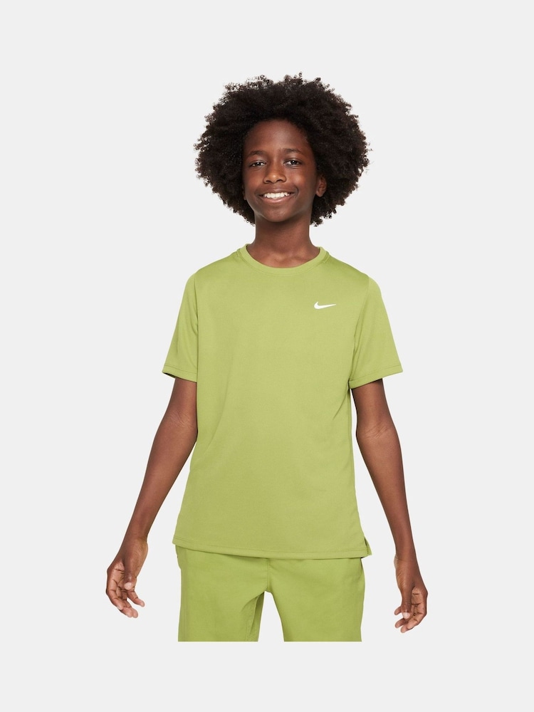 Nike Chartreuse Green Dri-FIT Miler T-Shirt - Image 1 of 5