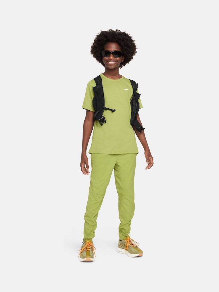 Nike Chartreuse Green Dri-FIT Miler T-Shirt - Image 2 of 5