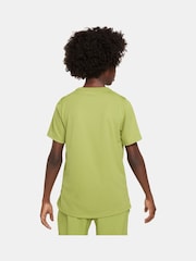 Nike Chartreuse Green Dri-FIT Miler T-Shirt - Image 3 of 5