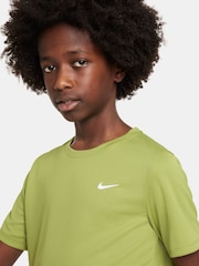 Nike Chartreuse Green Dri-FIT Miler T-Shirt - Image 4 of 5