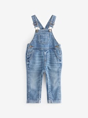 Light Blue 100% Cotton Denim Dungarees (3mths-7yrs) - Image 5 of 6