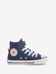 Converse Navy Chuck Taylor All Star 1V Junior Trainers - Image 1 of 9
