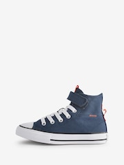Converse Navy Chuck Taylor All Star 1V Junior Trainers - Image 2 of 9