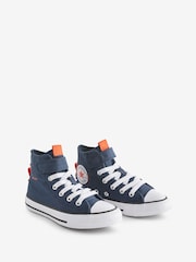 Converse Navy Chuck Taylor All Star 1V Junior Trainers - Image 3 of 9