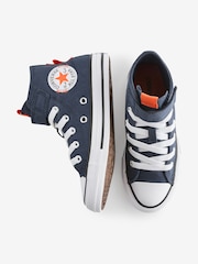 Converse Navy Chuck Taylor All Star 1V Junior Trainers - Image 4 of 9