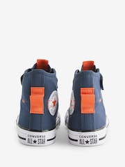 Converse Navy Chuck Taylor All Star 1V Junior Trainers - Image 5 of 9