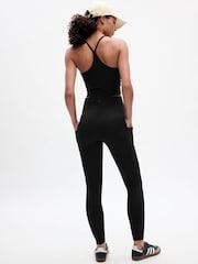 Gap Black Full Length High Waisted Studio Leggings - Image 3 of 6