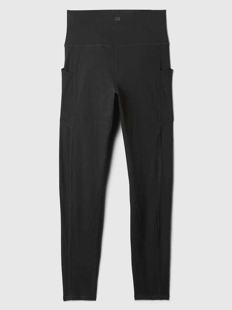 Gap Black Full Length High Waisted Studio Leggings - Image 6 of 6