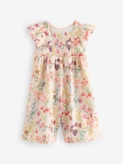 Pink Sleeveless Frill Jumpsuit (3mths-7yrs) - Image 5 of 7
