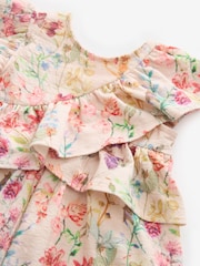 Pink Sleeveless Frill Jumpsuit (3mths-7yrs) - Image 7 of 7