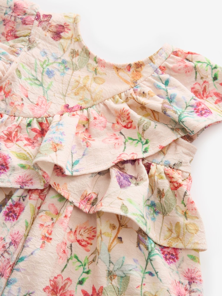 Pink Sleeveless Frill Jumpsuit (3mths-7yrs) - Image 7 of 7