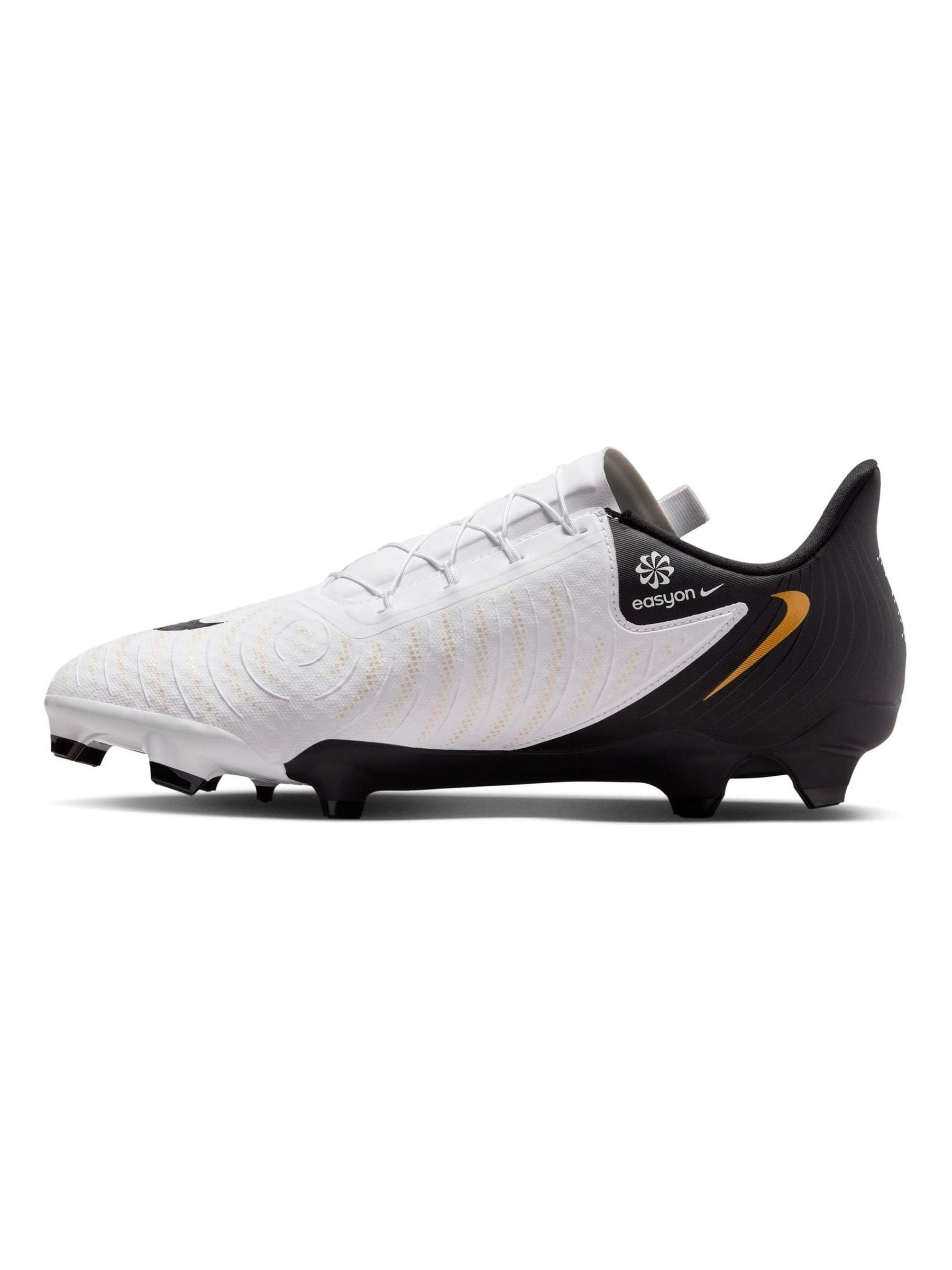 Buy Nike White Phantom Academy Flyease Multi Ground Football Boots from Next Luxembourg