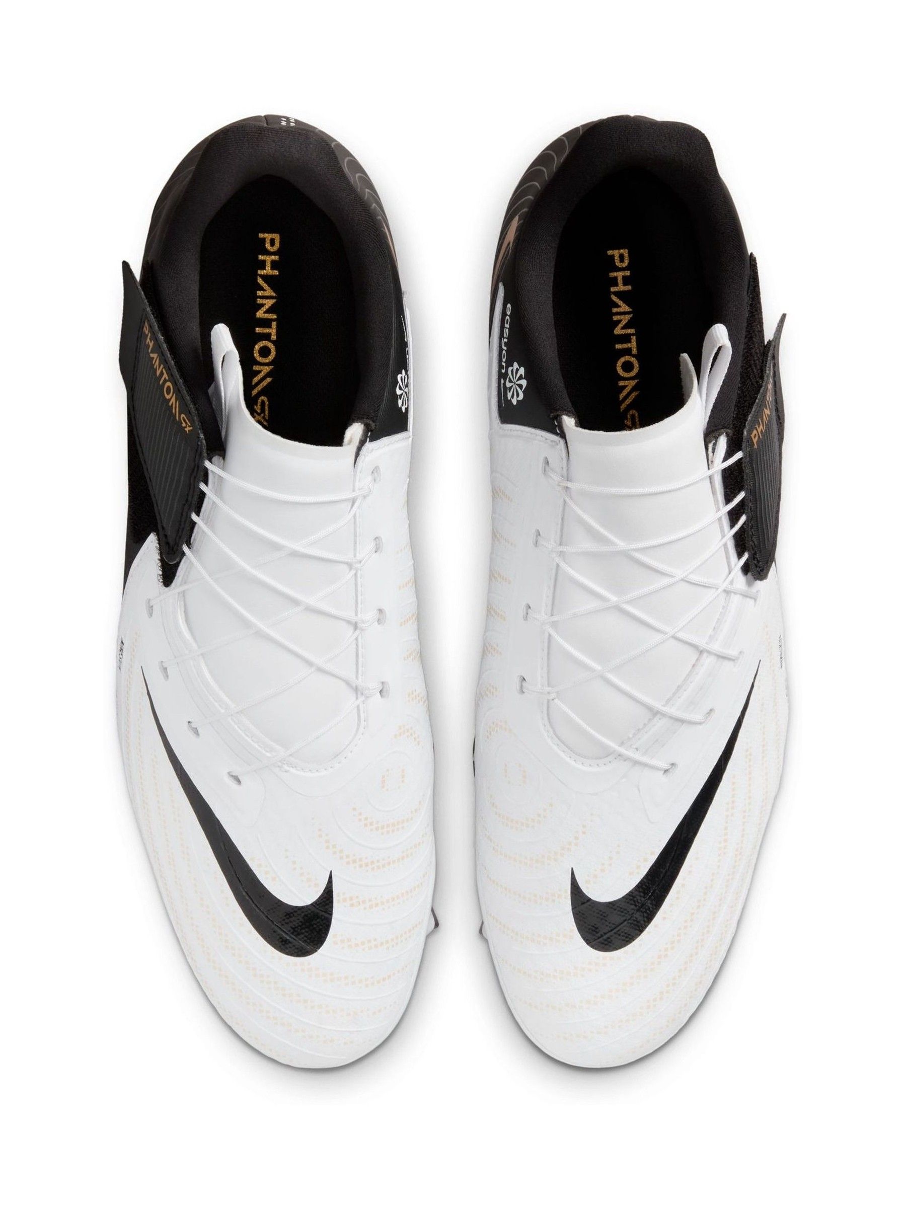 Buy Nike White Phantom Academy Flyease Multi Ground Football Boots from Next Luxembourg