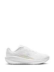 Nike White Downshifter 13 Road Running Trainers - Image 1 of 11