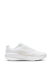 Nike White Downshifter 13 Road Running Trainers - Image 3 of 11