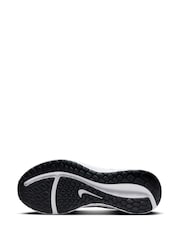 Nike Grey/Pink/White Downshifter 13 Road Running Trainers - Image 9 of 11