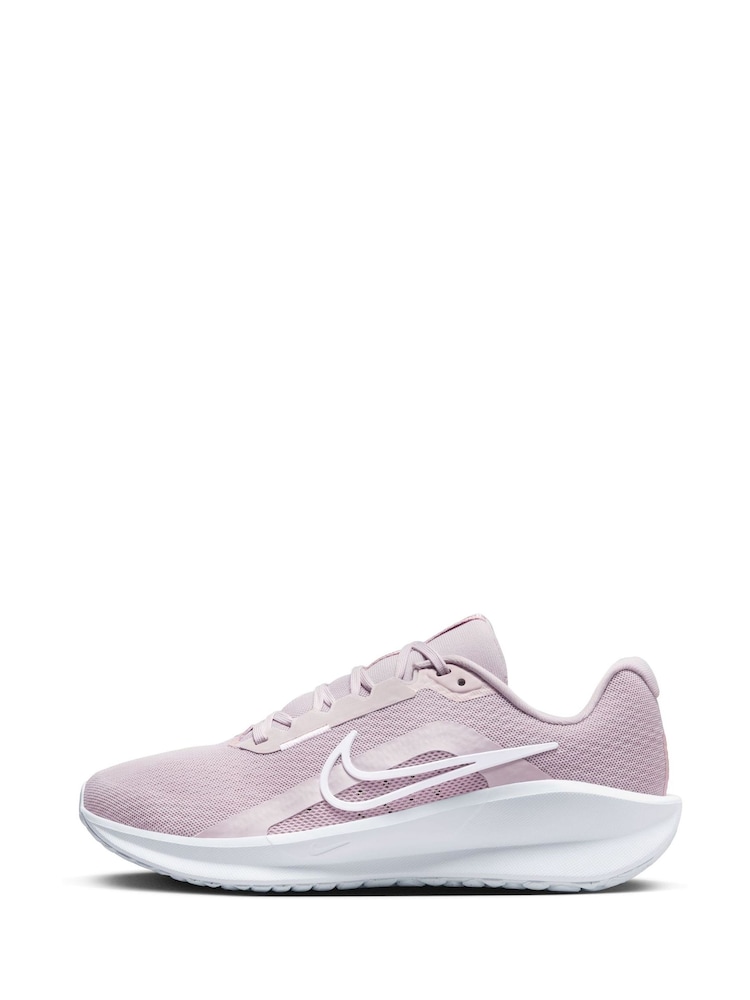 Nike Light Pink Downshifter 13 Road Running Trainers - Image 2 of 11