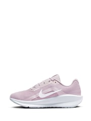 Nike Light Pink Downshifter 13 Road Running Trainers - Image 4 of 11