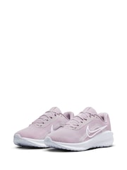Nike Light Pink Downshifter 13 Road Running Trainers - Image 5 of 11