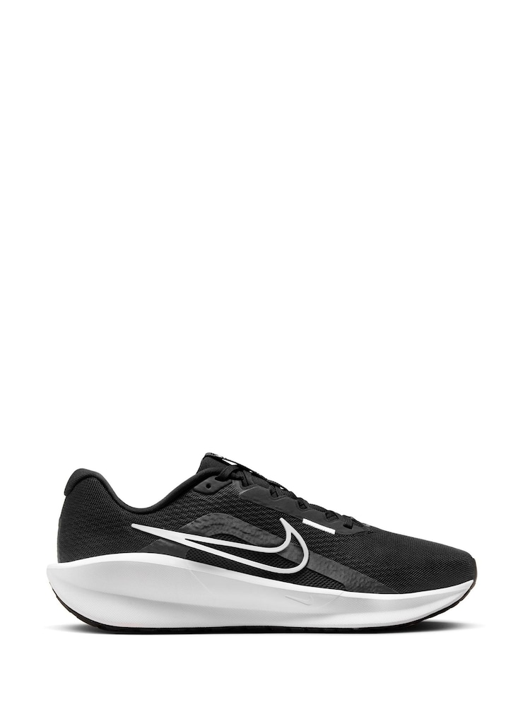 Nike Black/White Downshifter 13 Road Running Trainers - Image 1 of 12