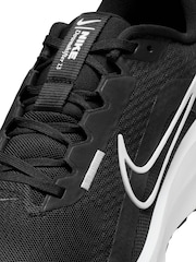Nike Black/White Downshifter 13 Road Running Trainers - Image 7 of 12