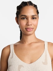 Nike Grey Sportswear Light Support Non-Padded Knit Bra - Image 4 of 7
