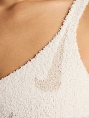 Nike Grey Sportswear Light Support Non-Padded Knit Bra - Image 6 of 7