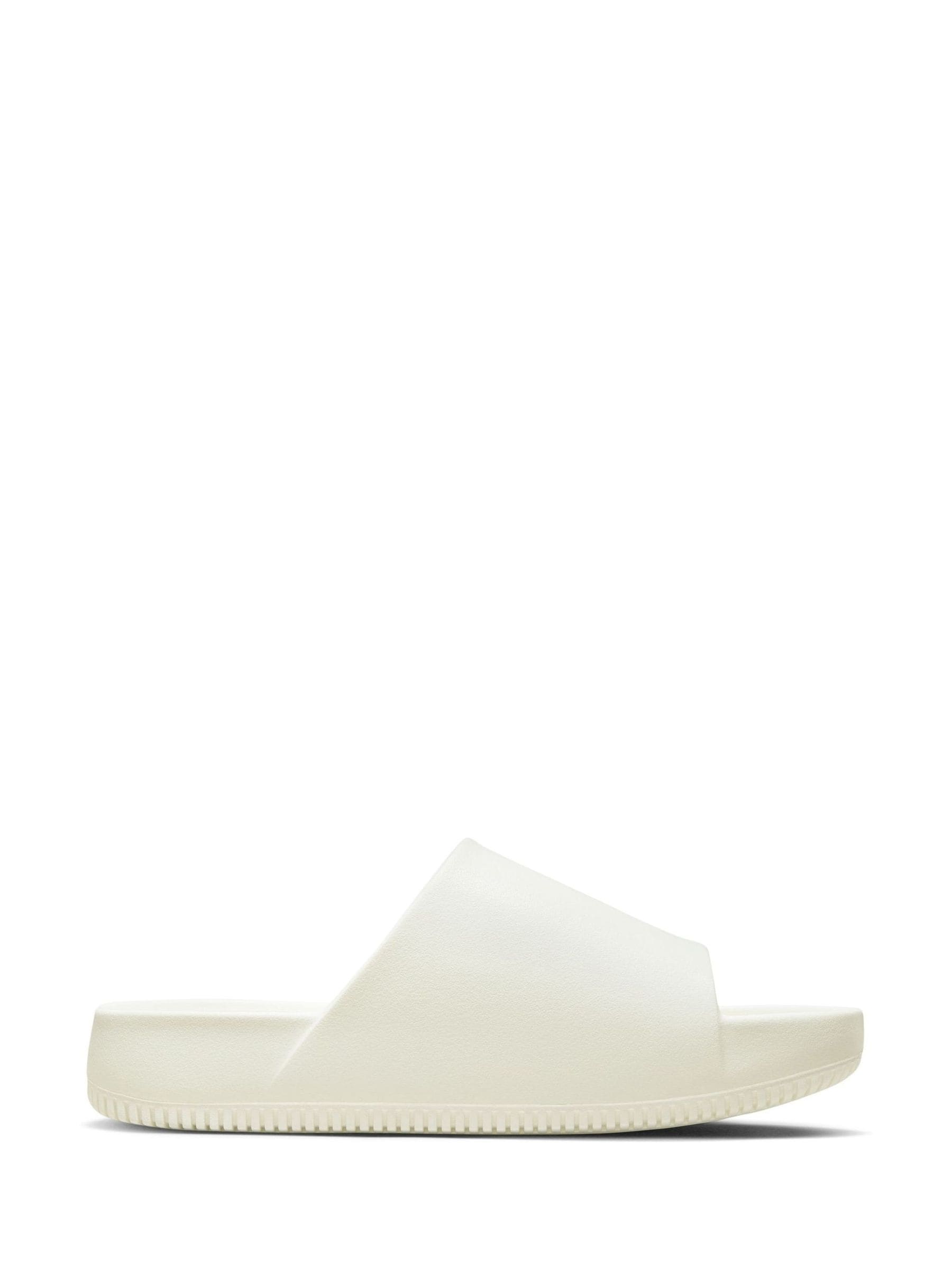 Nike White Calm Slides