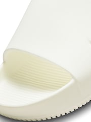 Nike White Calm Slides Slippers - Image 6 of 8
