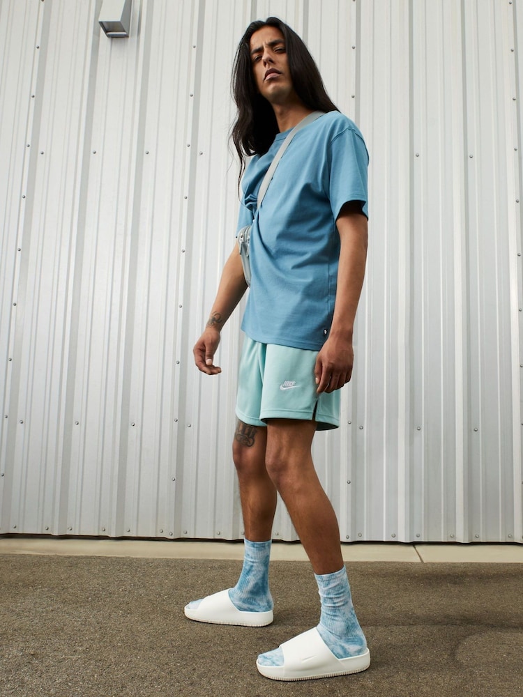 Nike White Calm Slides Slippers - Image 8 of 8